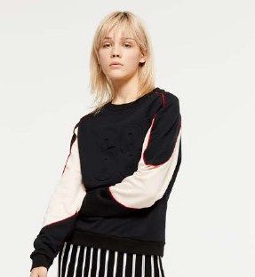 Sisley Zenska dukserica crna 77926