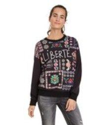Desigual Zenska dukserica crna 79595