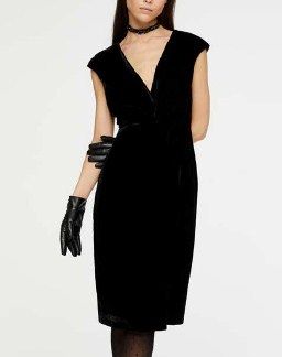 Sisley Zenska haljina crna 80526