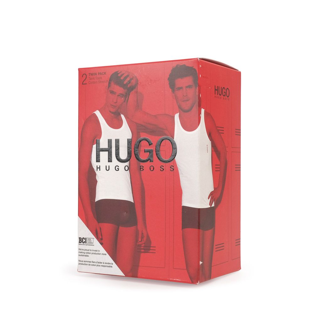 Hugo Bodywear TANK TOP TWIN PACK Black B1046