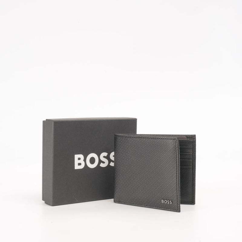 Boss Small Leather Goods  City Deco 8 Cc Black C2006