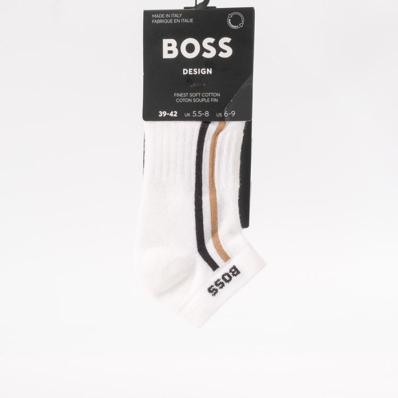 Boss Hosiery  As Rib Stripe Cc White C2016