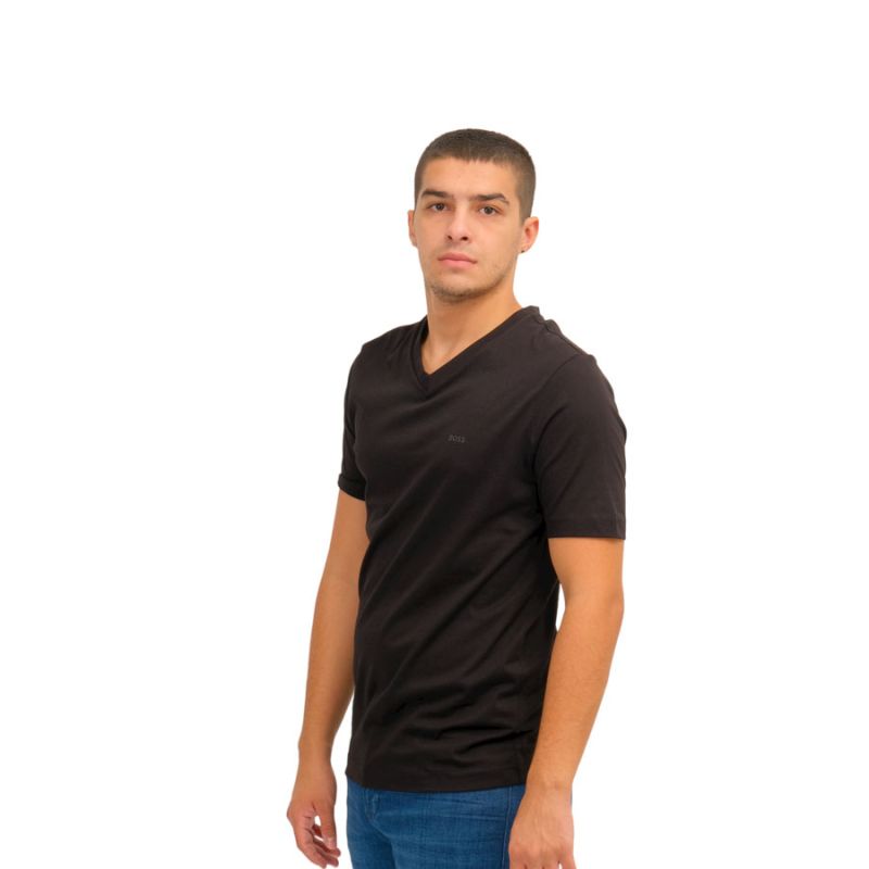 Boss T-Shirt Regular Fit Terry 01 Black C2037