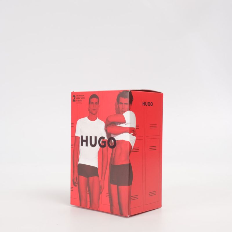 Hugo Bodywear Regular Fit T-Shirt Rn Twin Pack White C3070