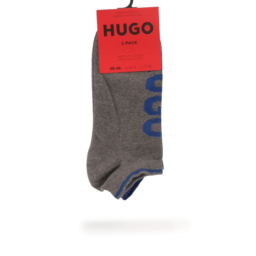 Hugo Hosiery 2P As Logo  Col Cc Medium Blue C6957