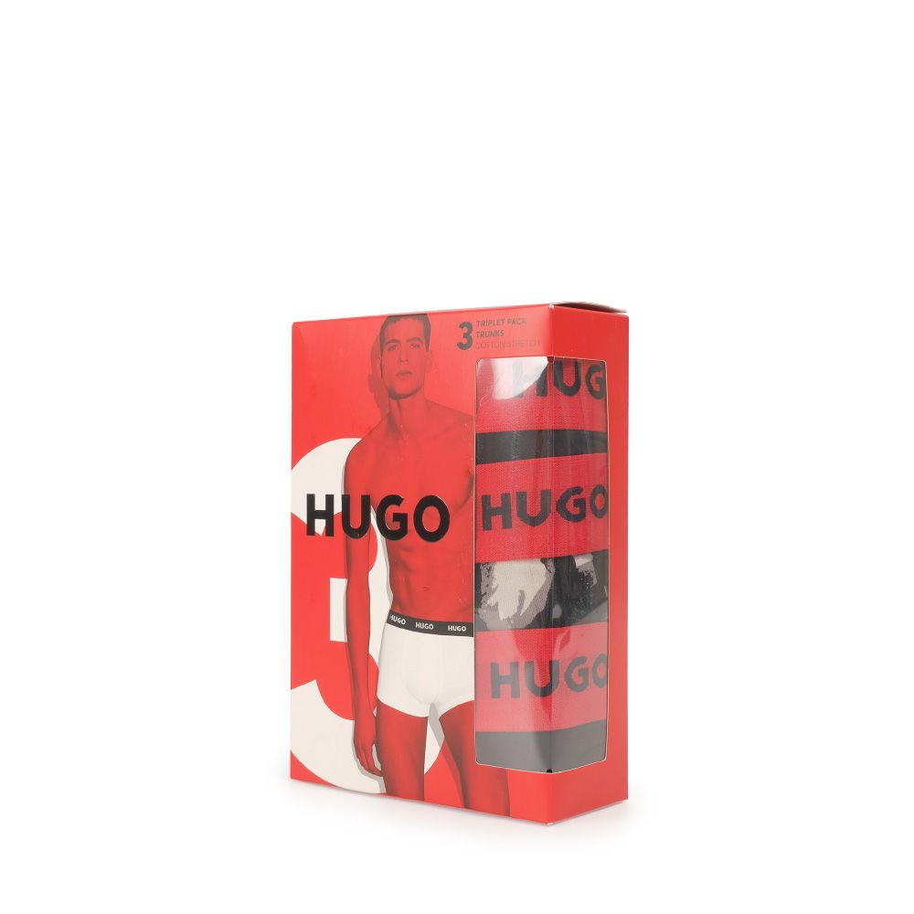 Hugo Bodywear Trunk Triplet Design Black C6962