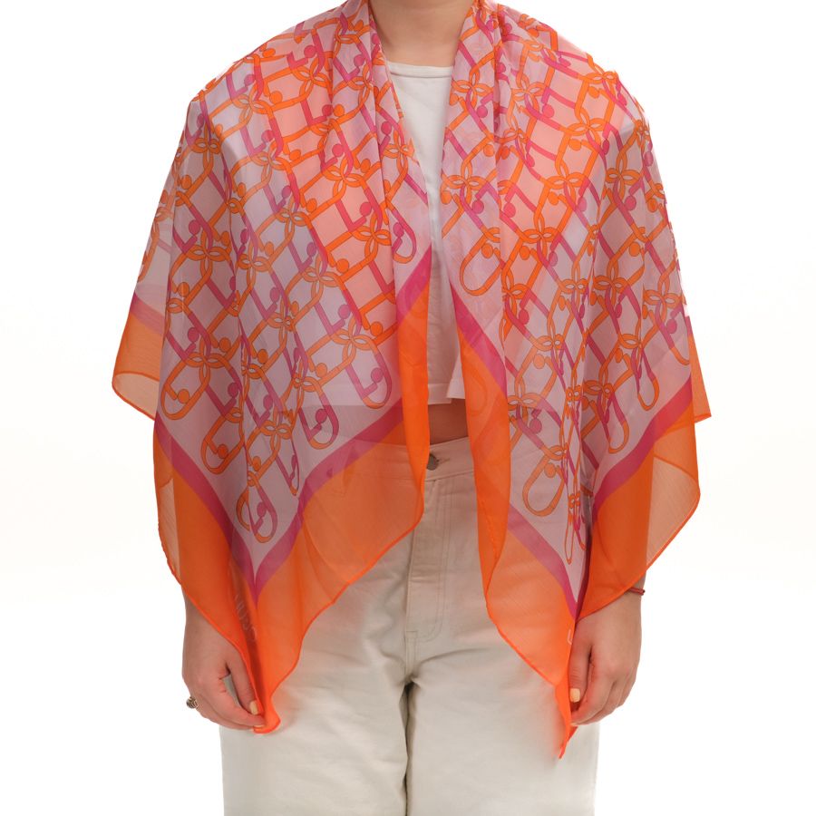 LIU JO Foulard  Logo Intreccio 120X120 Exuberance C7328