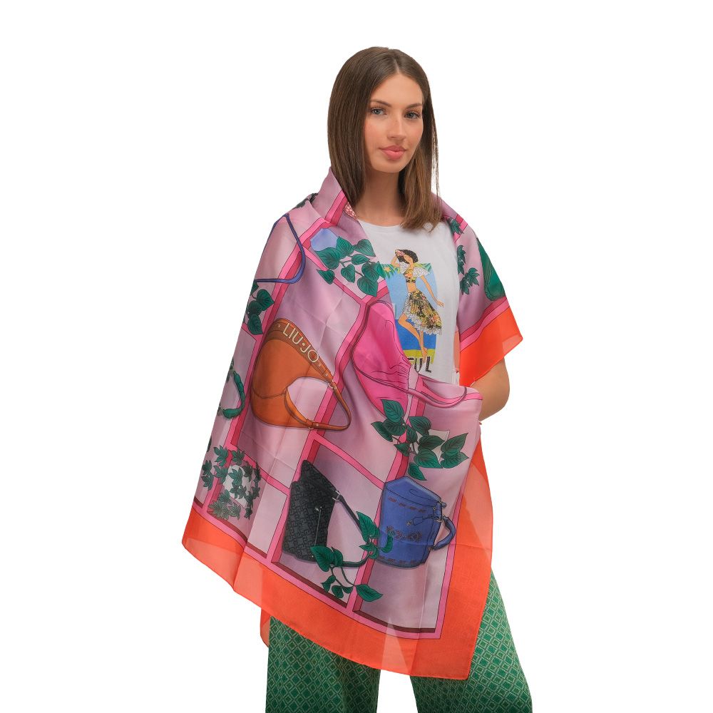 LIU JO Ecs Foulard Bags 120X120 Exuberance C7337