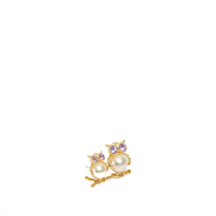 Weekend MaxMara Spilla Gufo Oro C7968