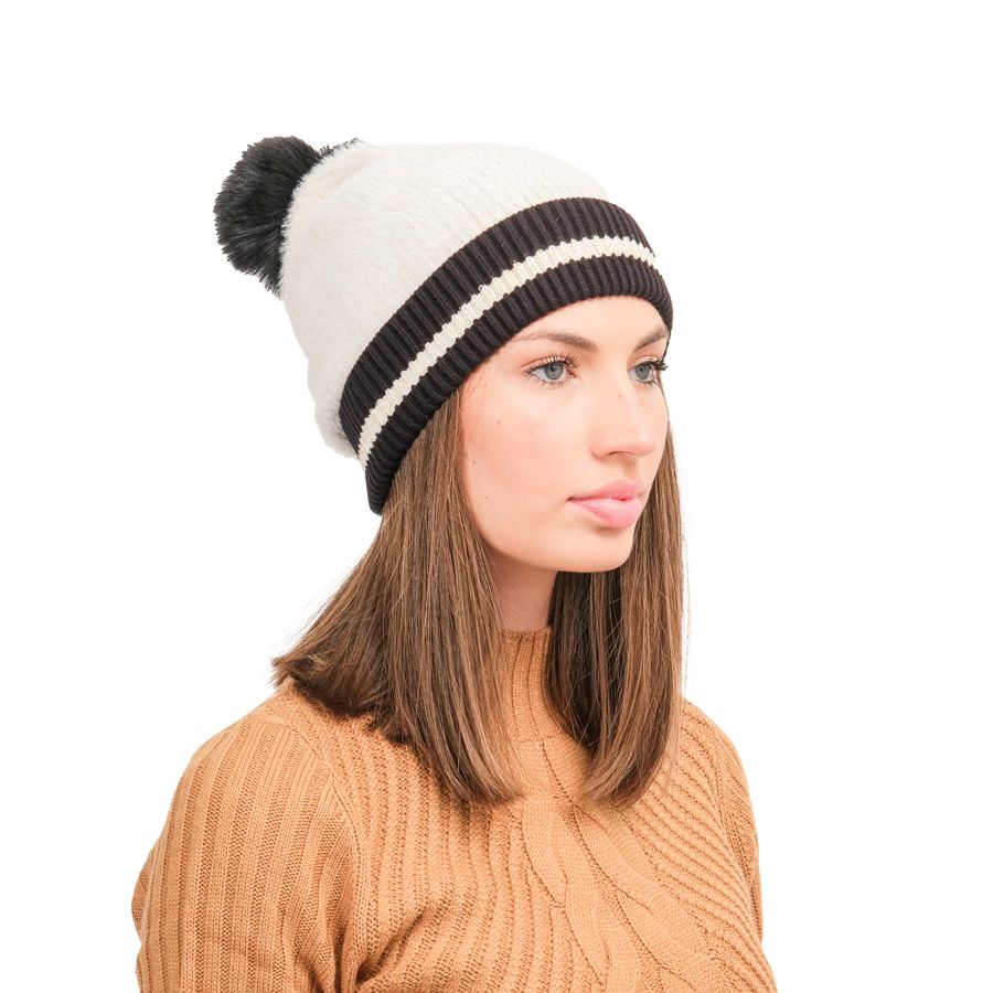 LIU JO Cappello Maglia Light Ivory D2860