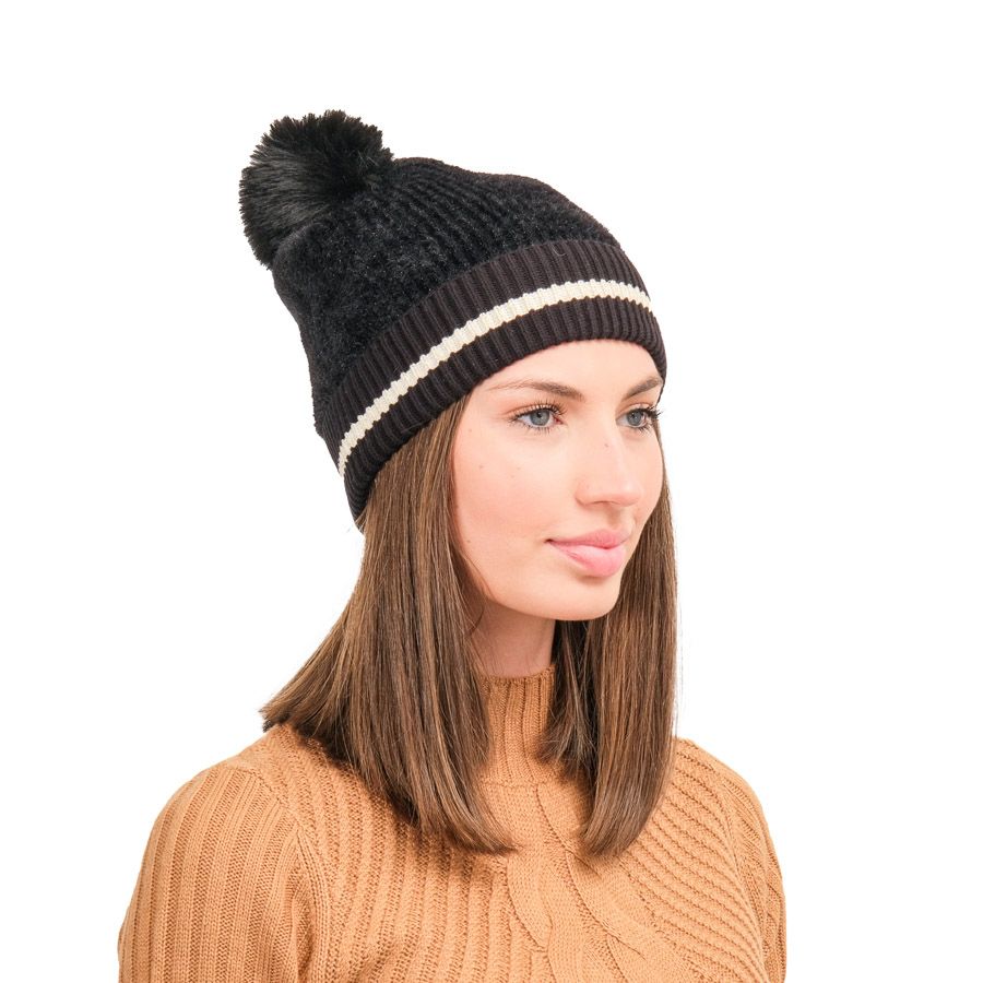 LIU JO Cappello Maglia Nero D2861