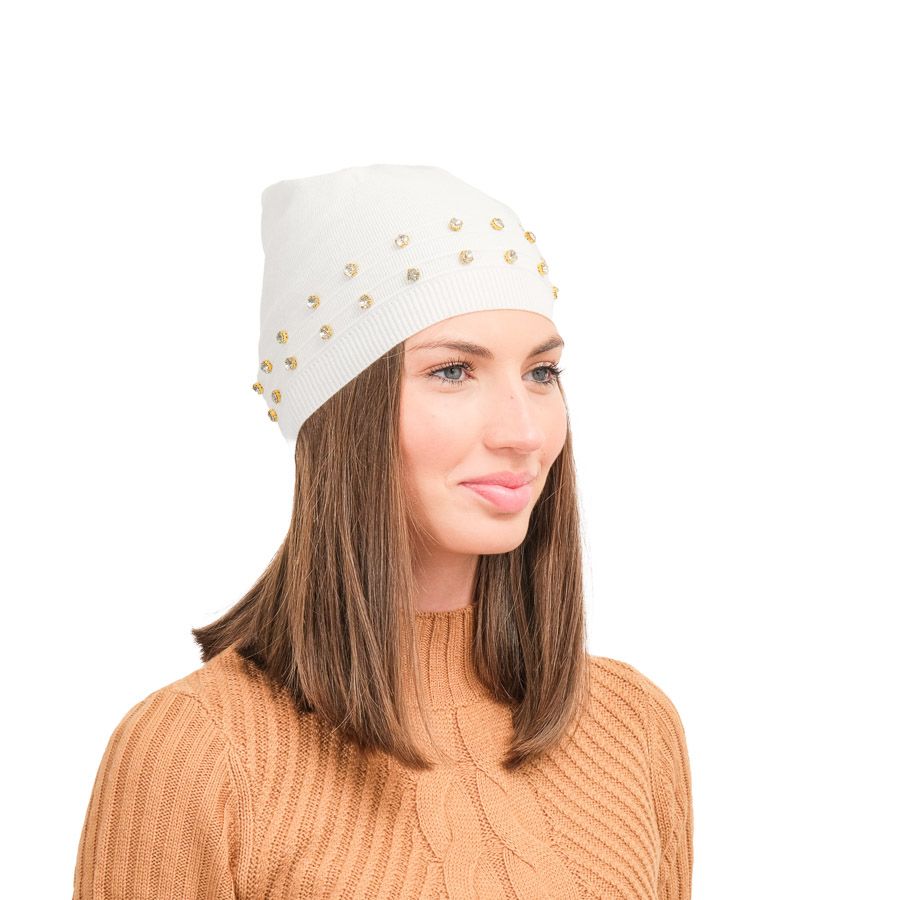 LIU JO Cappello Maglia Light Ivory D2862