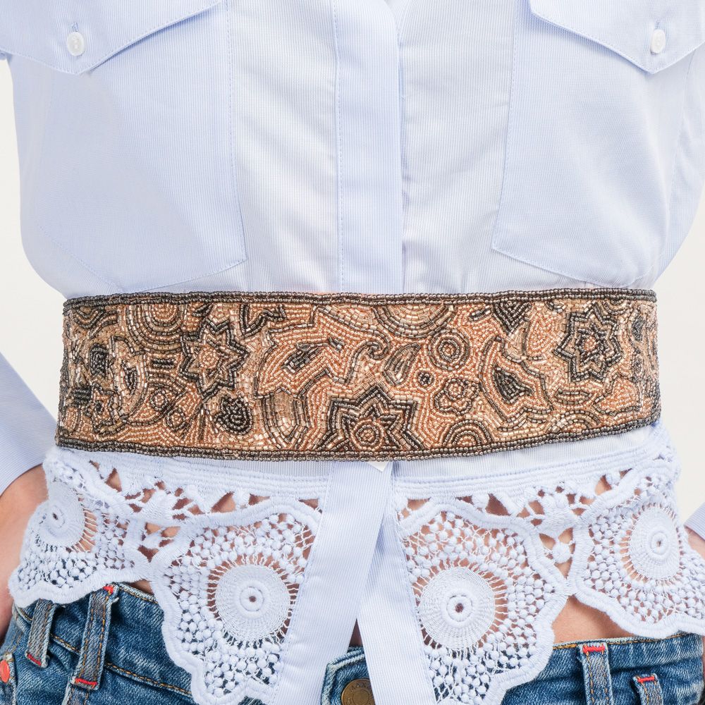 Max&Co. Belt-Suspenders Powder Pink D3479
