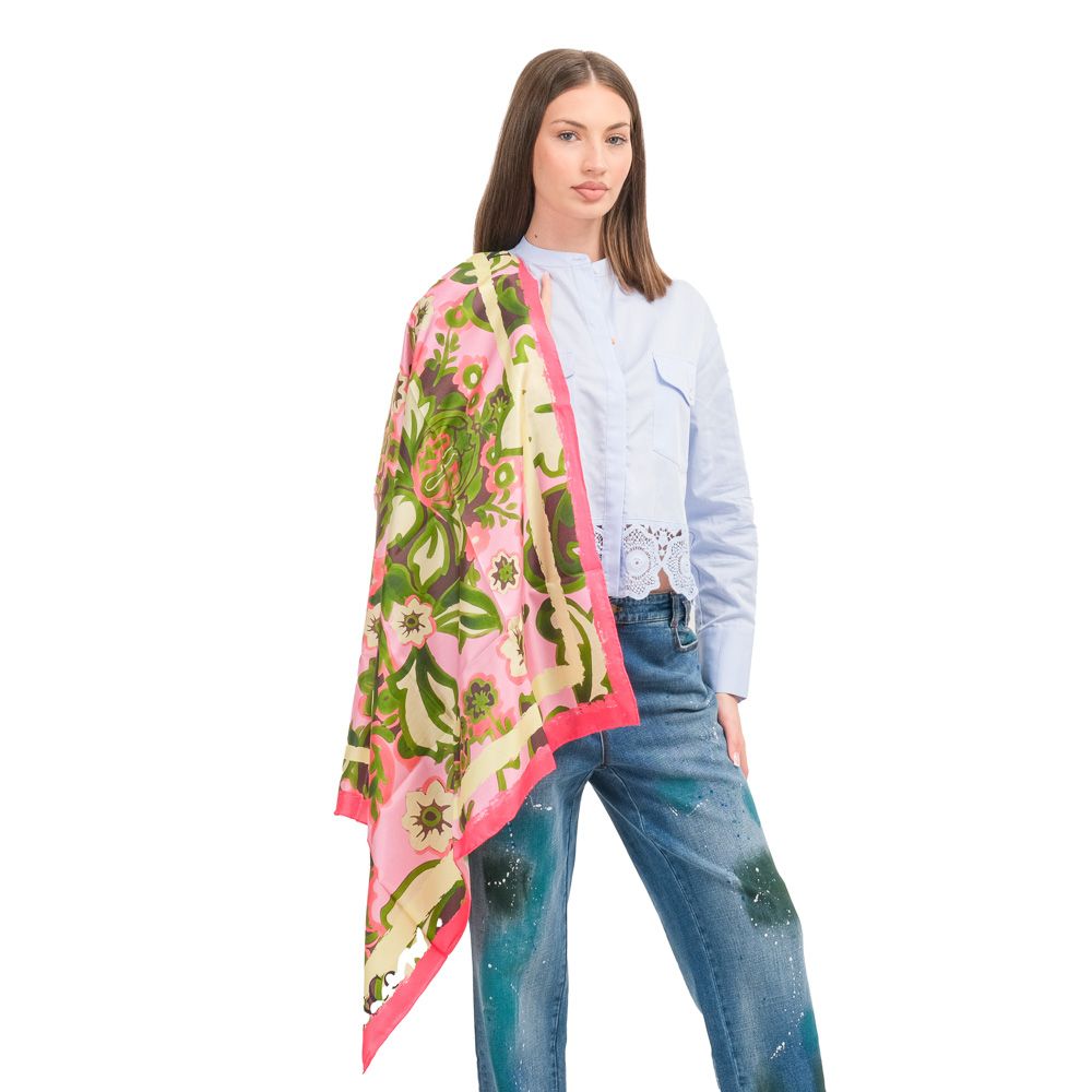 Max&Co. Square Scarf Pink D3484