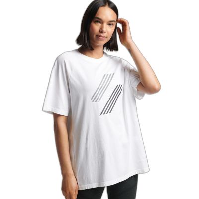 Sports Tops Core Ss Tee White Graphic