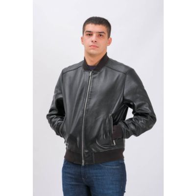 Leather Jacket Nalban 50452490/001 - Black