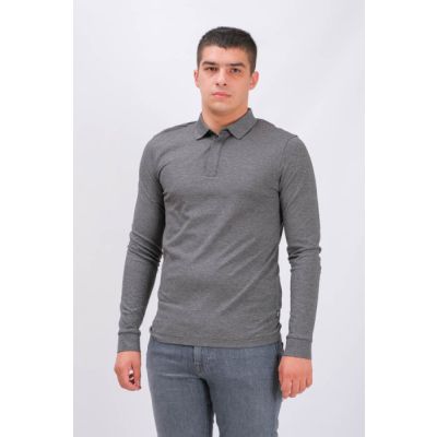 Polo Shirt Pleins Black15-Slim Fit | Mercerised