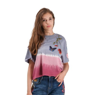Tie-Dye Flowers T-Shirt 3007