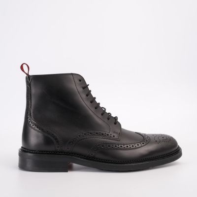 Man Boots Leather Black