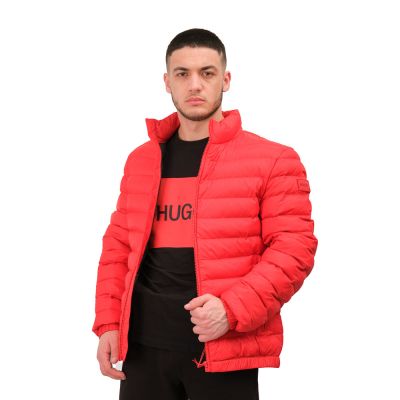 Slim-Fit Puffer Jacket In Recycled Fabric Red