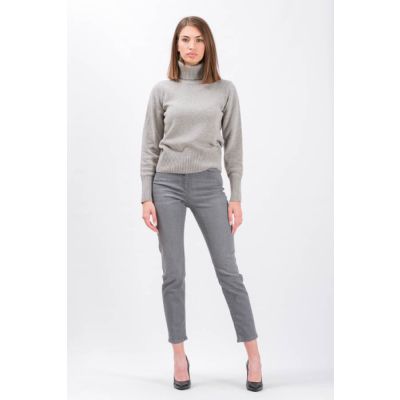 Oxforda-5-Pocket Stretch Jeans Grey