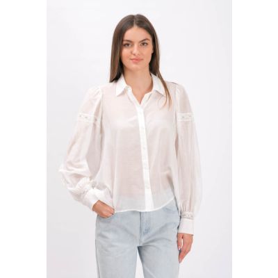Scrigno Cotton And Silk Shirt Ivory