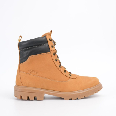 Men'S Ankle Boots Yellow