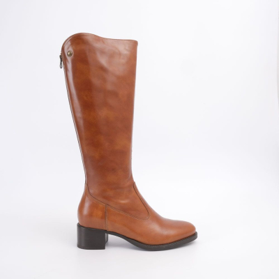 Women'S Leather Boots Camel