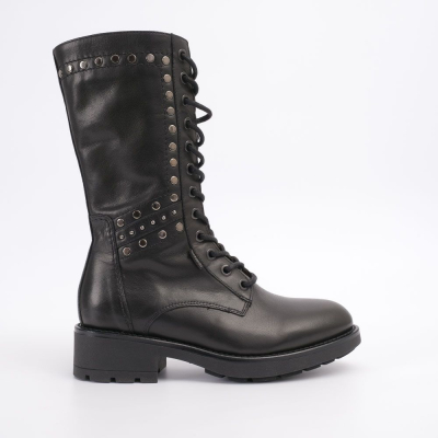 Women'S Leather Boots Black