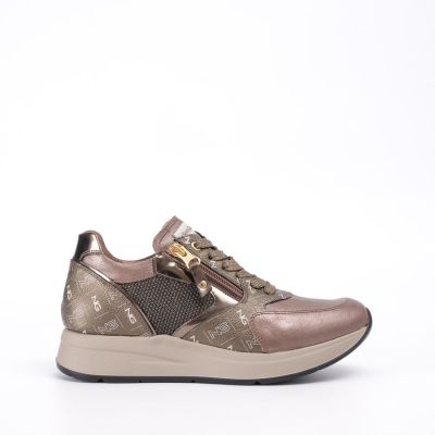 Women'S Leather Sneakers Brown
