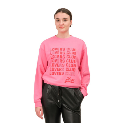 Sweatshirt Relaxed Fit Demorola Dark Pink