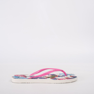 Shoes Flip Flop  Butterfly/White