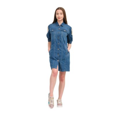 Ecs Abito Denim Den.Blue Stbl Joke W