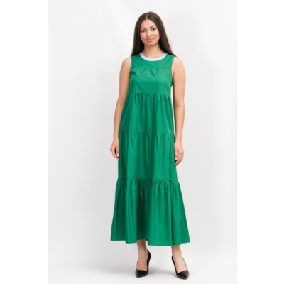 Salita Green Flag Dress