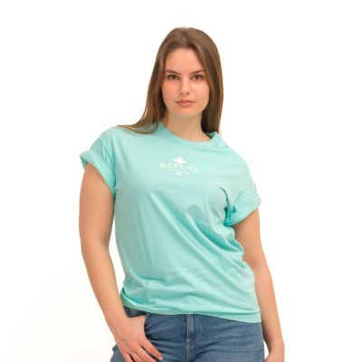 T-Shirt G. Dyed Organic Cotton Jersey Aquamarine