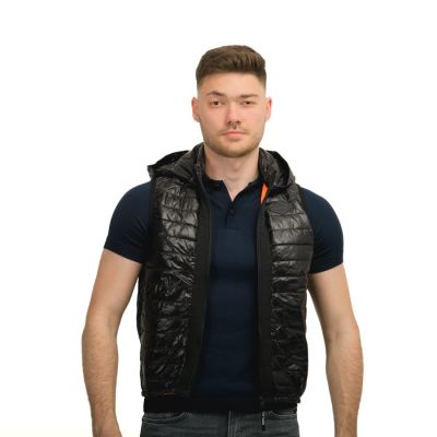 Vest Recycled Nylon Cire' Black