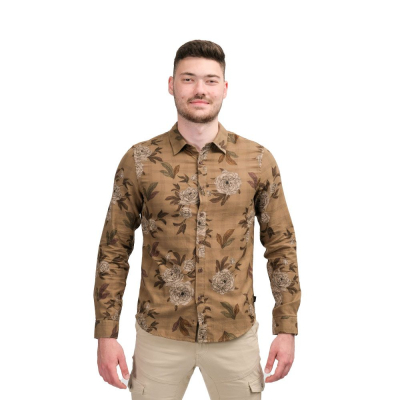 Ls Paper Floral Woven Shirt Vintage Paper Floral