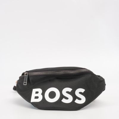 Large Leather Goods  Catch Bumbag Black