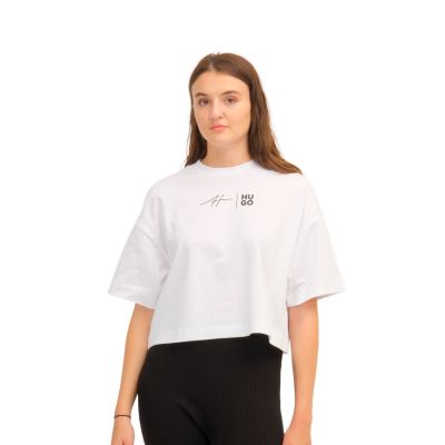 Jersey Cropped Tee White