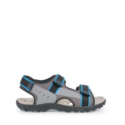 Jr Sandal Strada Sandals Dk Grey/Lt Blue