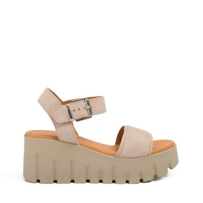 Women's Sandal Taupe Suede