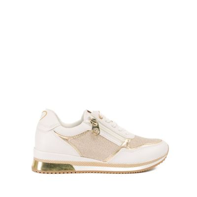 Women's Sneakers White Gold