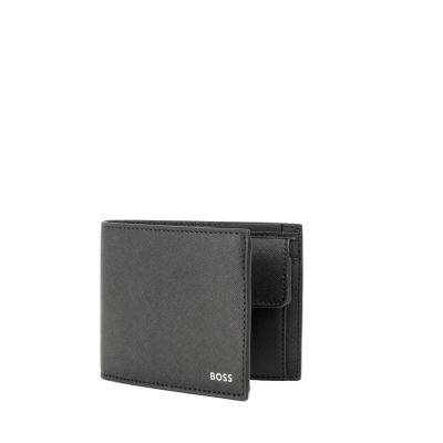 Small Leather Goods Zair Trifold Black