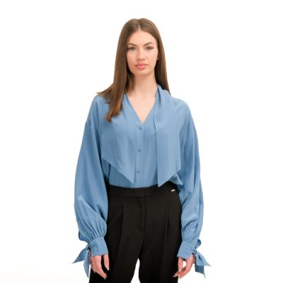 Blouses Biscarfa Open Blue
