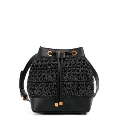Liguria Drawstring Bucket Black