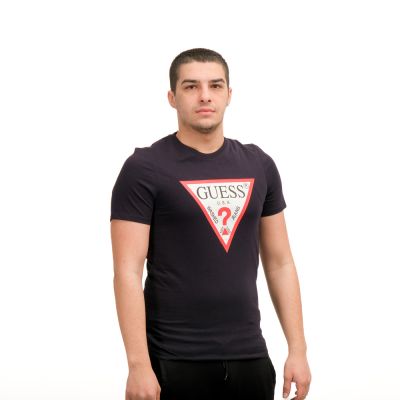 Cn Ss Original Logo Tee Smart Blue