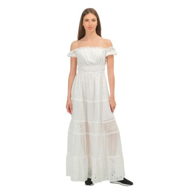 Zena Long Dress Pure White