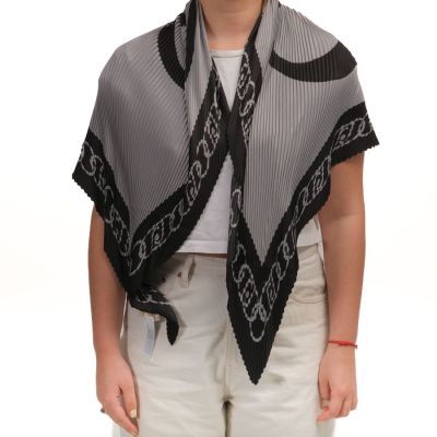 Ecs Foulard Portalogo 120X120 Nero