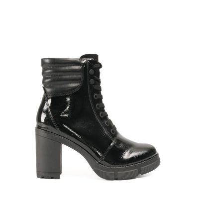 Saga Women's Ankle Boots Black Patent