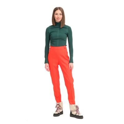 Tiluna_sidezip8 Trousers Bright Orange